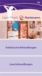 Mobile Screenshot of laserpraxis-hartmann.de